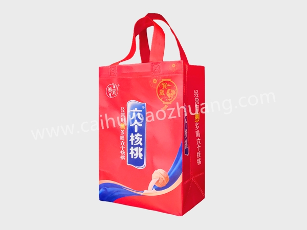 彩匯包裝 六個(gè)核桃外包裝手提袋 品牌定制手提袋